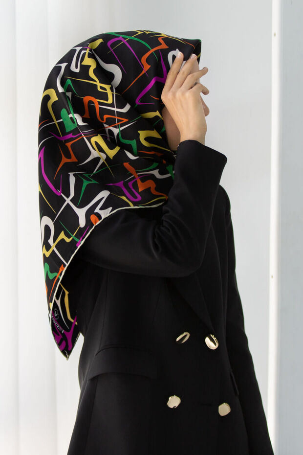 Twill İpek Eşarp - 1