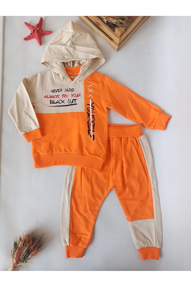 ORANGE XXX Written Double Kids Set 1-2-3-4-5 Years