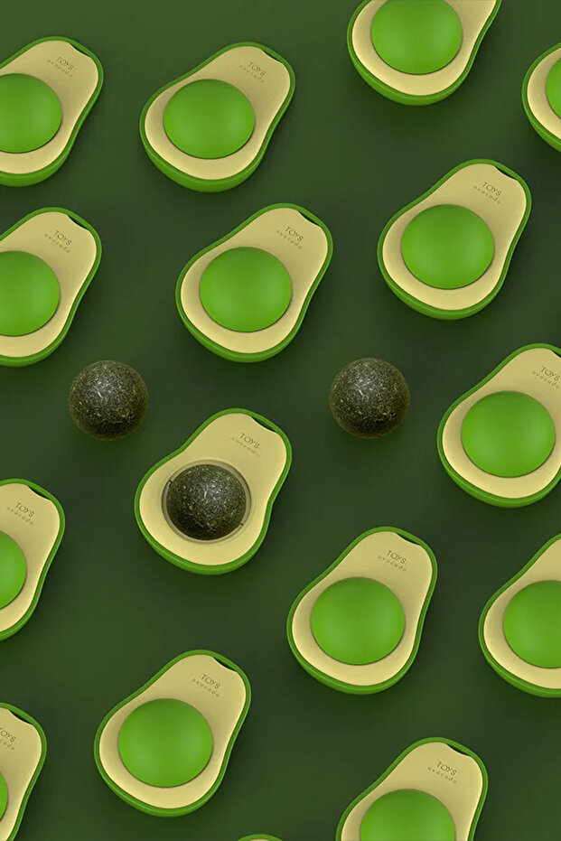 Cat Toy with Avocado and Catnip - 3