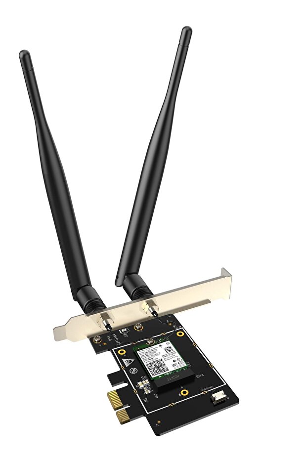 محول E33 AX5400 ثلاثي النطاق جيجابت واي فاي 6E PCI-E