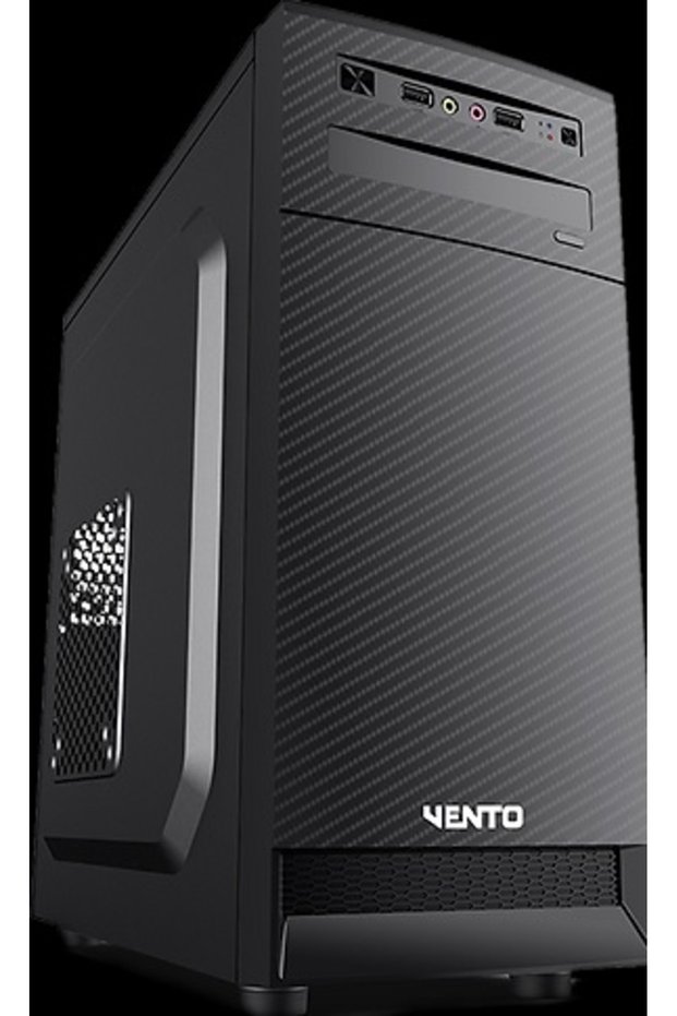 حقيبة VENTO TA-K62 بقوة 650 واط باللون الأسود بتصميم برج متوسط الحجم ATX