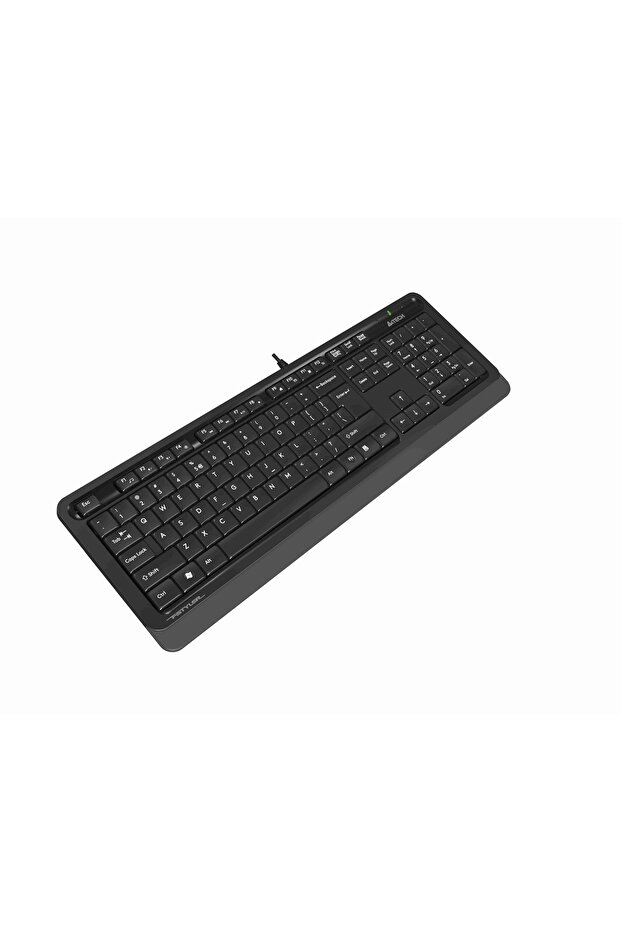 لوحة مفاتيح سلكية للوسائط المتعددة A4Tech USB باللون الأسود