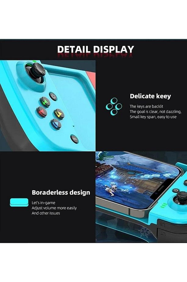 D3 Apple IOS Android Uyumlu Joystick Gamepad - 7