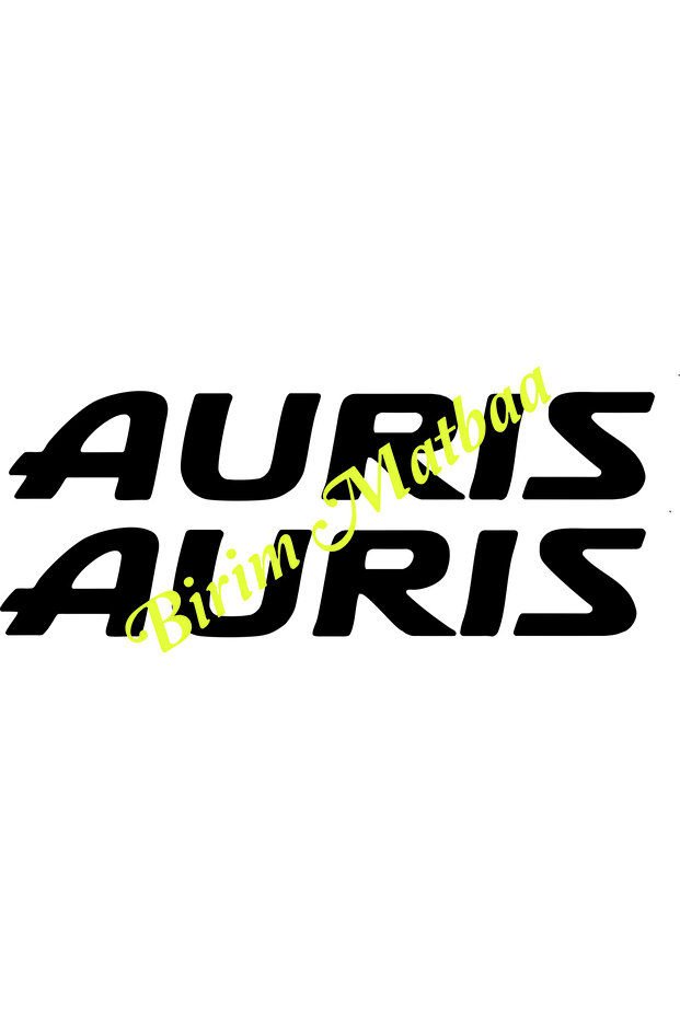 Auris Auto Sticker - Door Handle, 13x2.5 cm, 2 Pieces