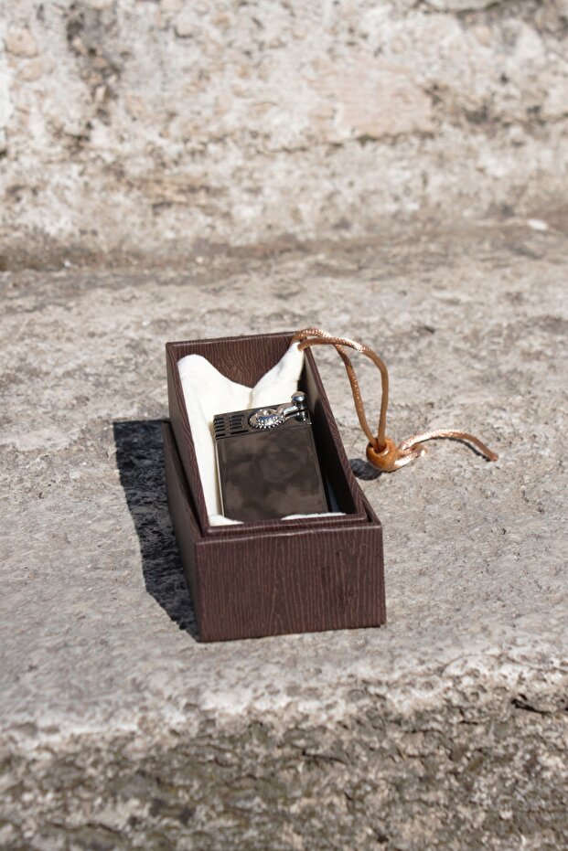 Vintage Tasarım Metal Tek Torch Çakmak - 3