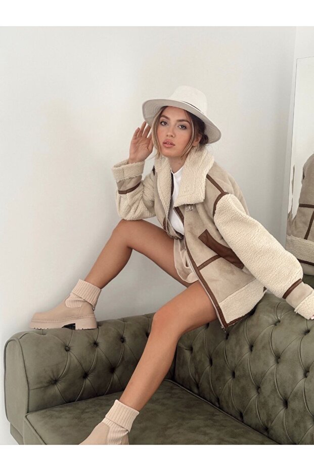 Faux Fur Plush Jacket - 3