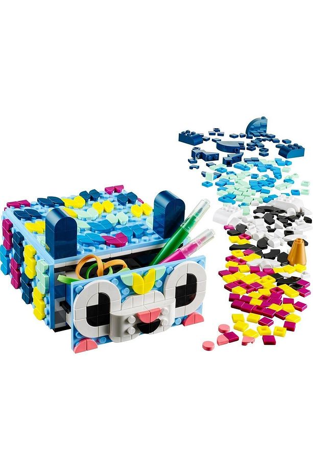 ® DOTS Yaratıcı Hayvan Çekmecesi 41805 - İnşa Edilebilen Kendin Yap Saklama Kutusu (643 Parça) - 6