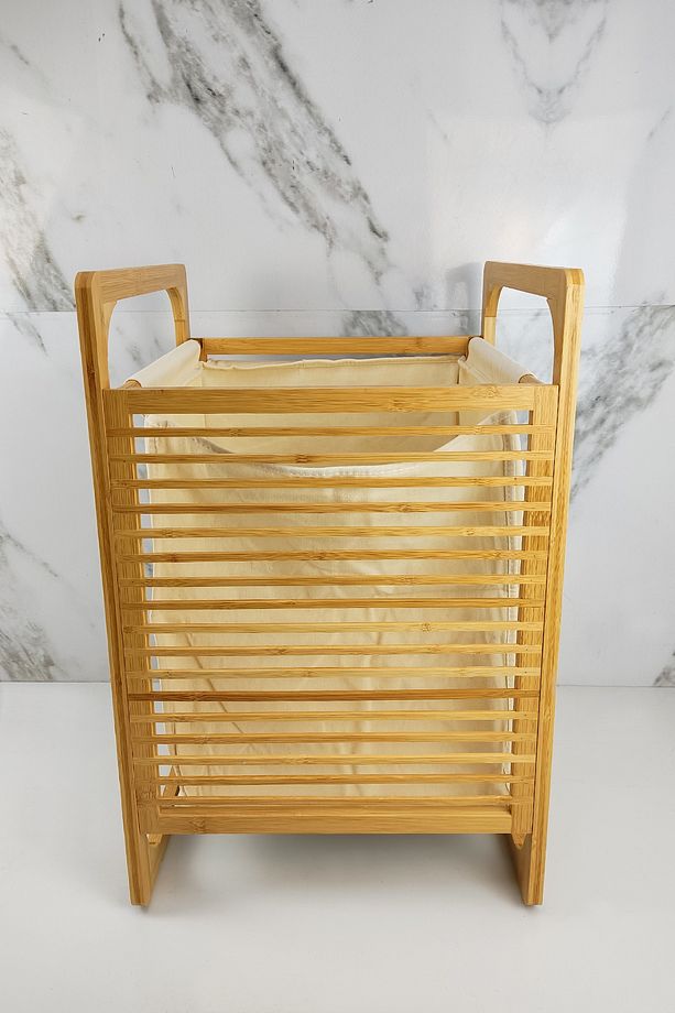 Bambu Kirli Çamaşır Sepeti – B9017 C1-1-100 - 3
