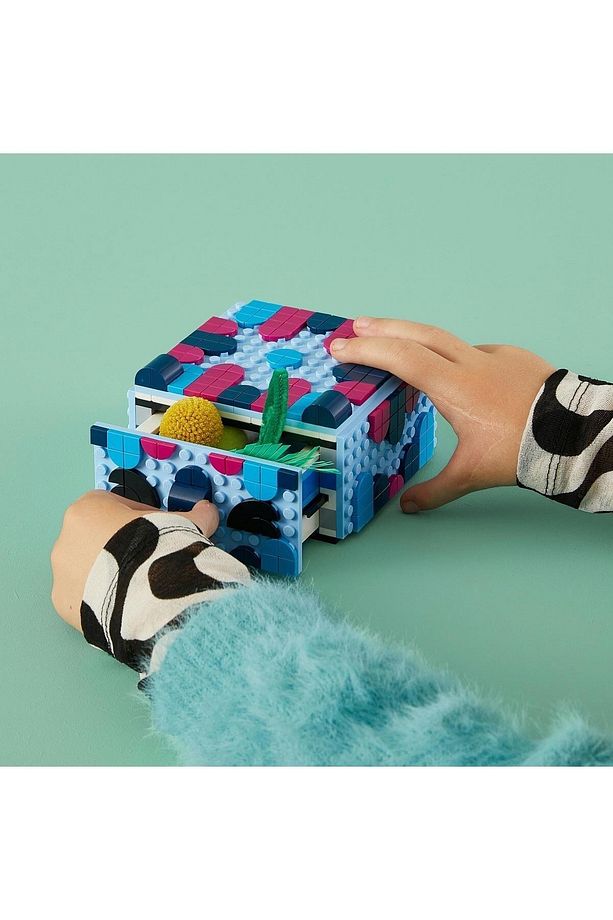 ® DOTS Yaratıcı Hayvan Çekmecesi 41805 - İnşa Edilebilen Kendin Yap Saklama Kutusu (643 Parça) - 8