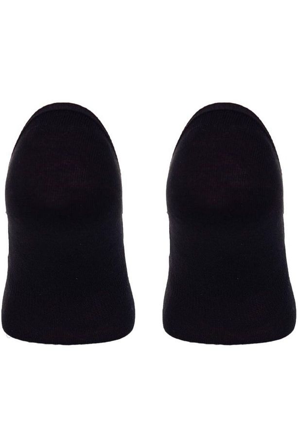 UNISEX %100 Pamuk Dokuma Kumaş Marka Logolu Siyah Çorap 701218771-001 - 2