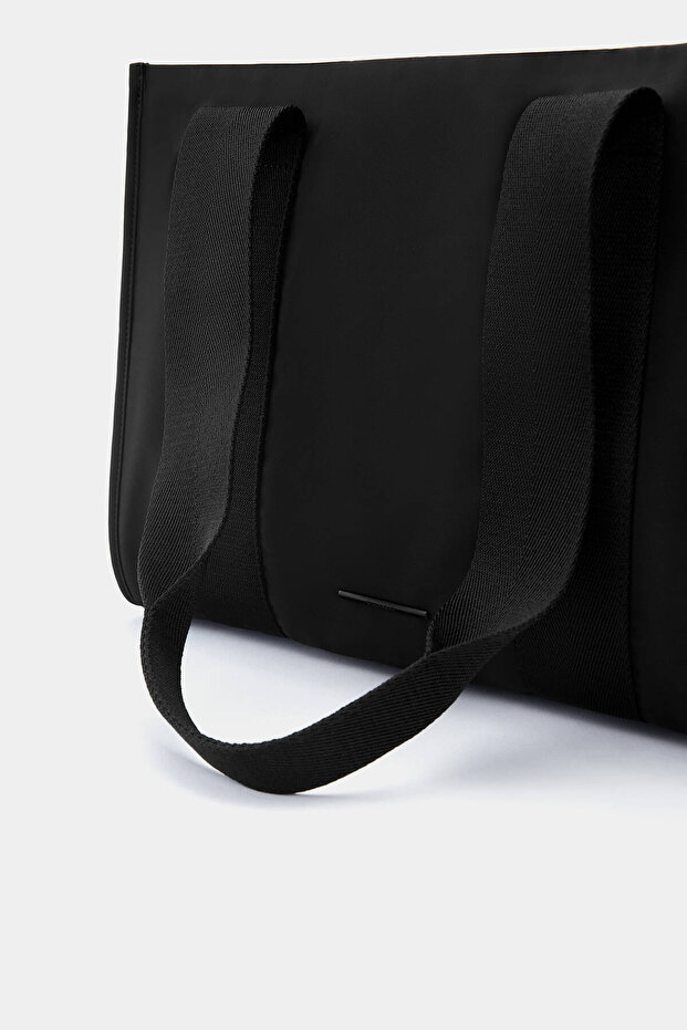 Siyah tote çanta - 2