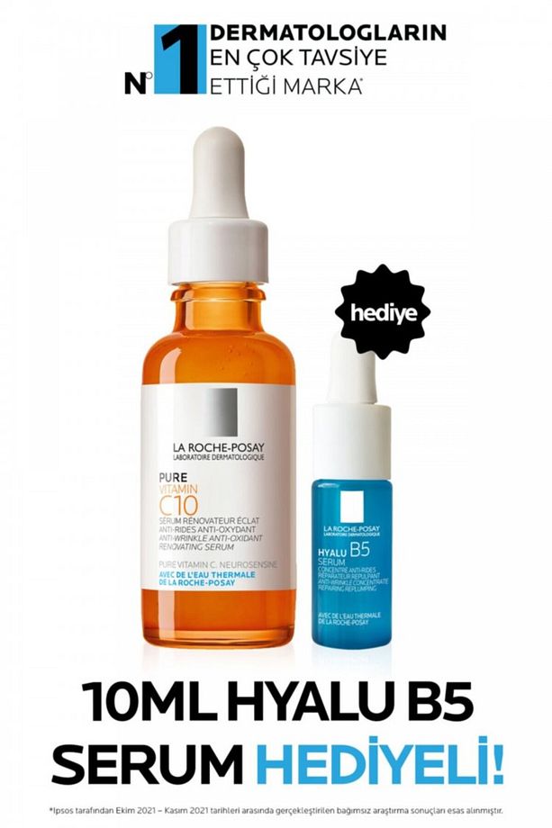 PURE VITAMIN C10 SERUM 30 ML + HYALU B5 SERUM 10 ML SETİ - 1