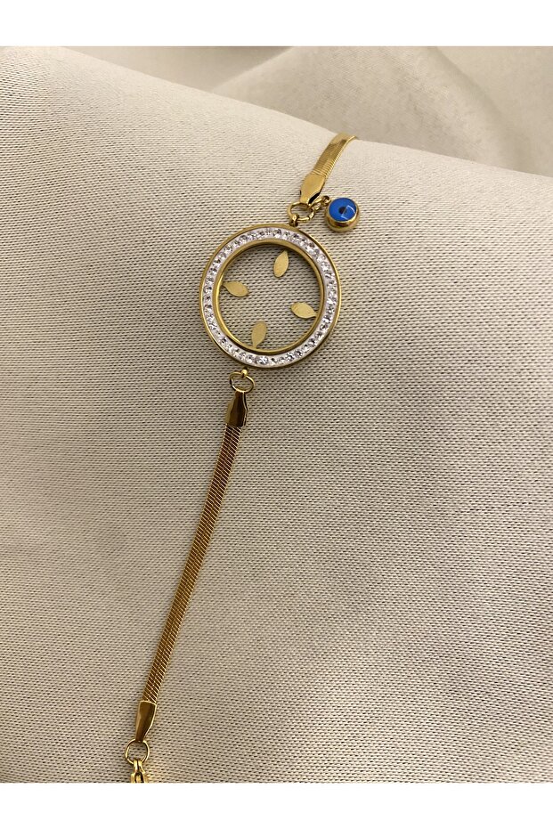 Bracelet with hollow quarter Steel