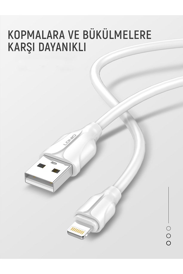 Şarj Ve Veri Aktarım Hızlı Şarj Kablosu 2 Metre Ls362 Micro - 6