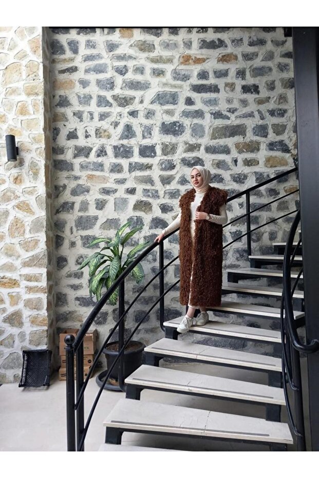 PELUŞ UZUN YELEK - 2