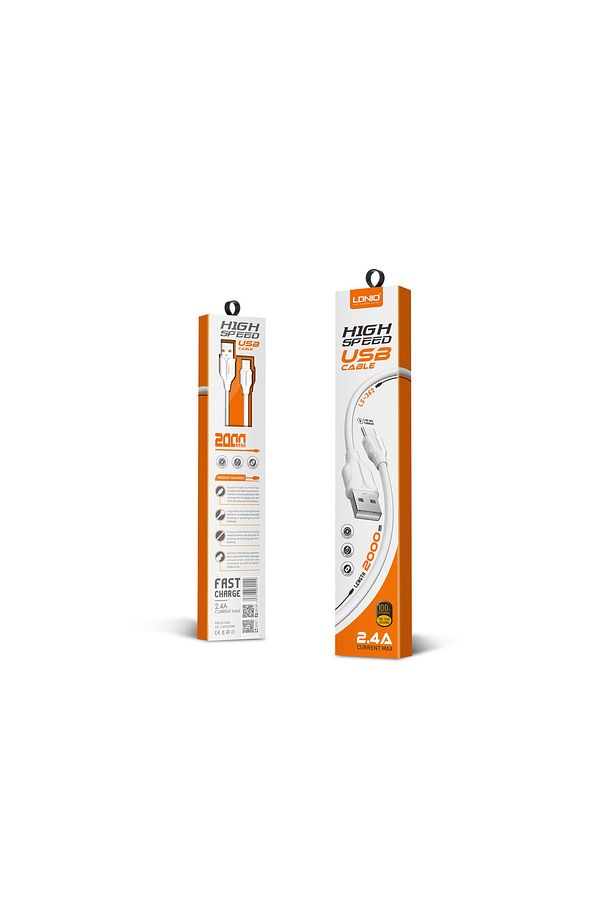 Şarj Ve Veri Aktarım Hızlı Şarj Kablosu 2 Metre Ls362 Type-c - 4