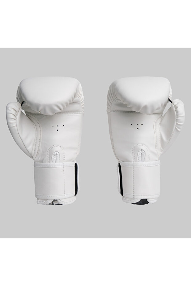 Basic Beyaz Gold Baskılı Boks Eldiveni - 3