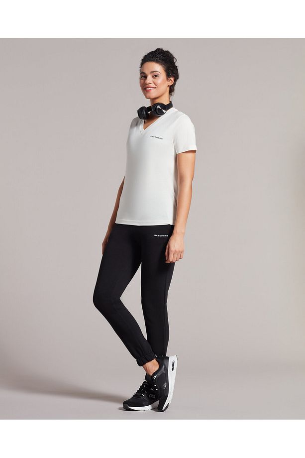 W New Basics Basics Elastic Cuff Jogger Kadın Siyah Eşofman Altı S222236-001 - 2