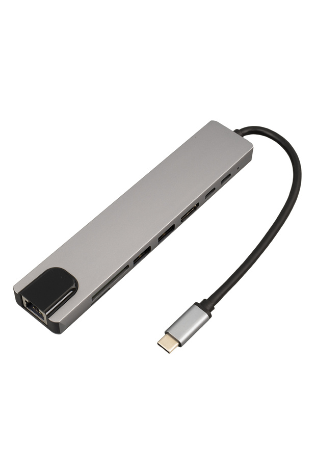 SENSEI TYP-C 8IN1 HDMI COK FONKSIYONLU USB 3.0 DOCK STATION (4234) - 3
