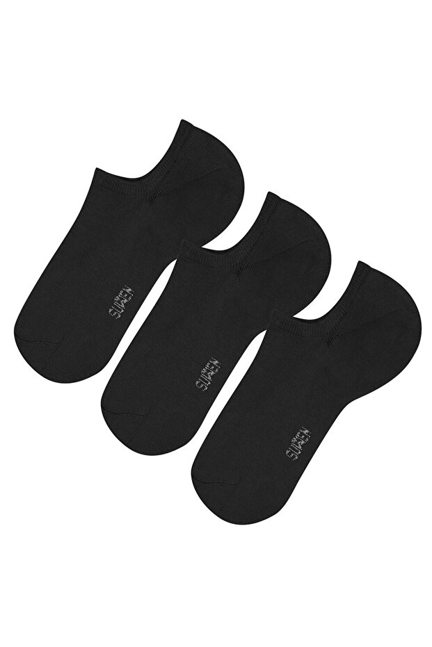 Görünmez 3'lü Sneaker Çorap - 1