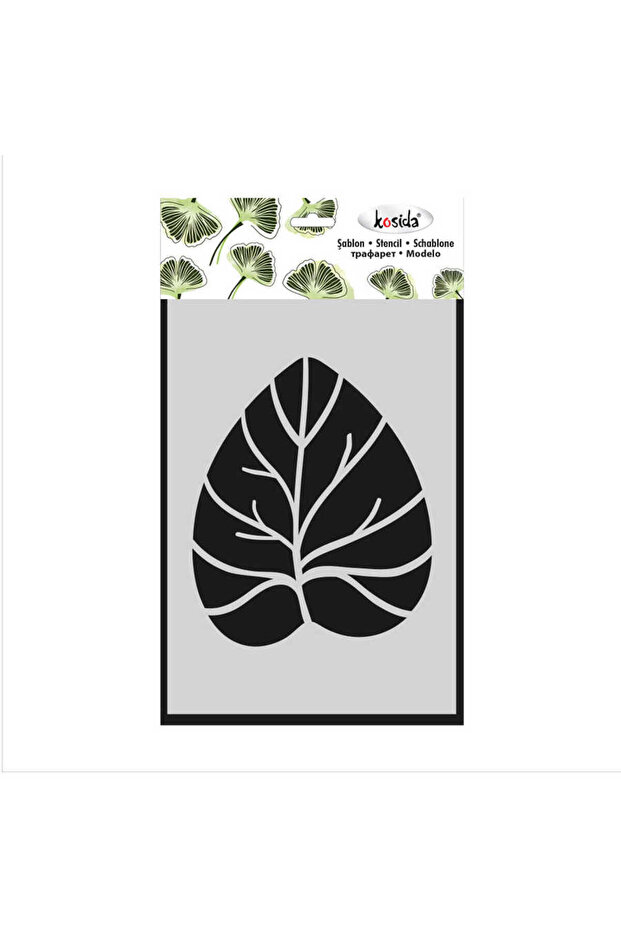Stencil 15x20cm Large Leaf - 1