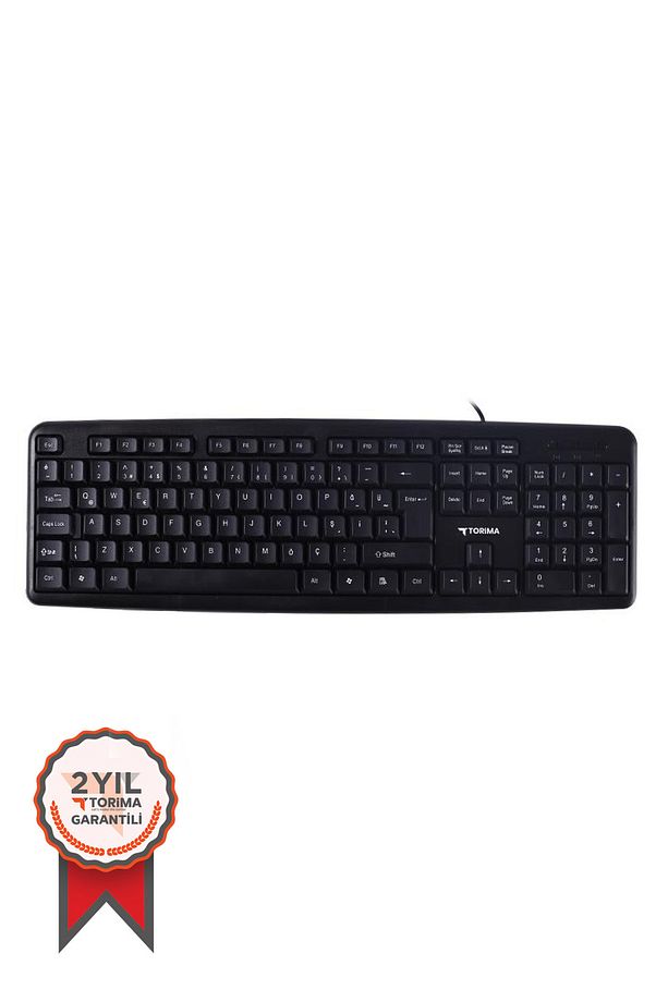 TK-01 Kablolu Standart Q Klavye Siyah - 1