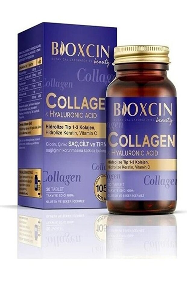 Collagen Hyaluronic Acid Type 1-3 30 Tablets