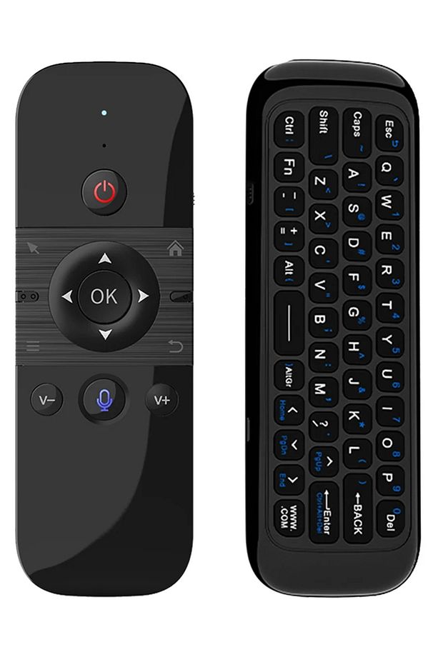 2.4ghz Klavye Ses Asistan Destekli Jiroskop Mouse Akıllı Tv Android Box Klavyeli Uzaktan Kumanda - 1