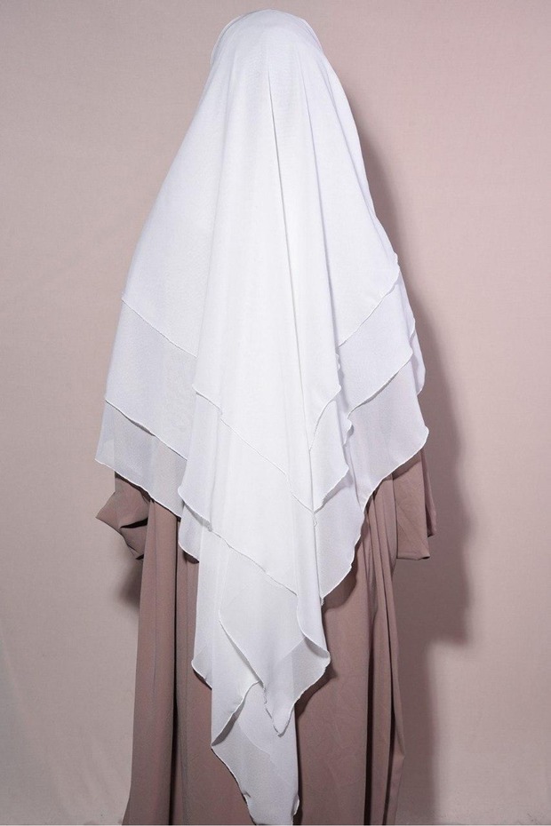 3 Katlı Şifon Sufle beyaz - 2