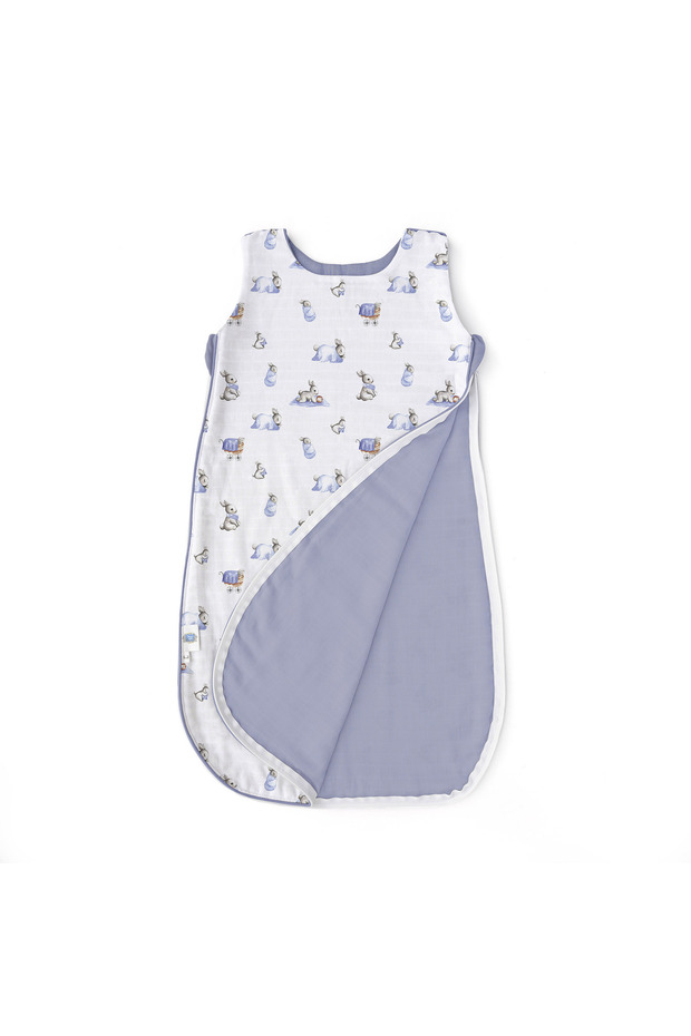 % 100 Pamuk Kışlık Müslin Bebek Uyku Tulumu 1.85 Tog - Bébe Lapin 6 -18 Ay - 4