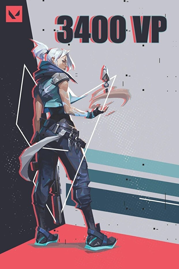 3400 VP Valorant Points TR - 2