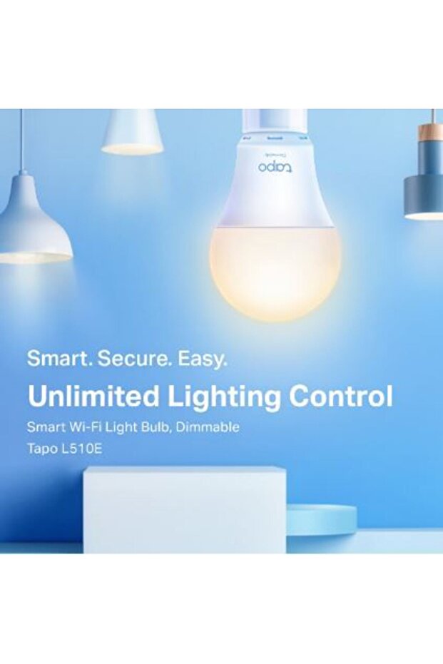 Tapo Smart Wi-Fi Light Bulb Dimmable 2-Pack - 1