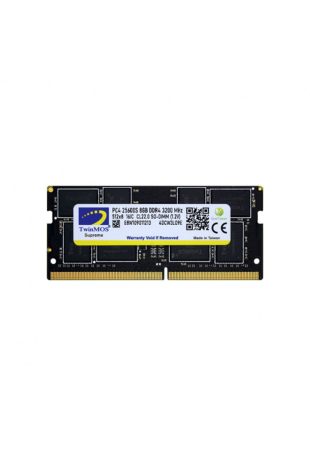 توينموس 8 جيجا بايت، Ddr4, 3200 ميجا هرتز، 1.2 فولت رام دفتري