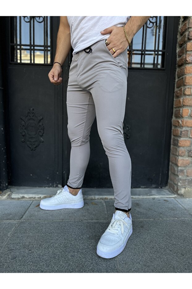 New Season Jogger Trousers Double Pocket Detailed Parachute Fabric