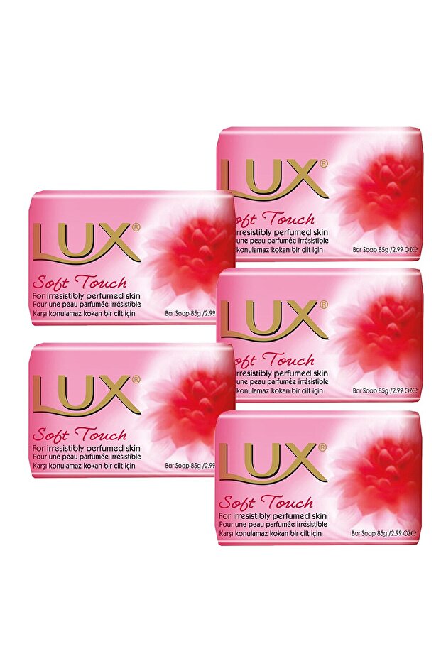 5 Ad. Lüx Sabun Pembe80 Gr. Soft Touch - 1