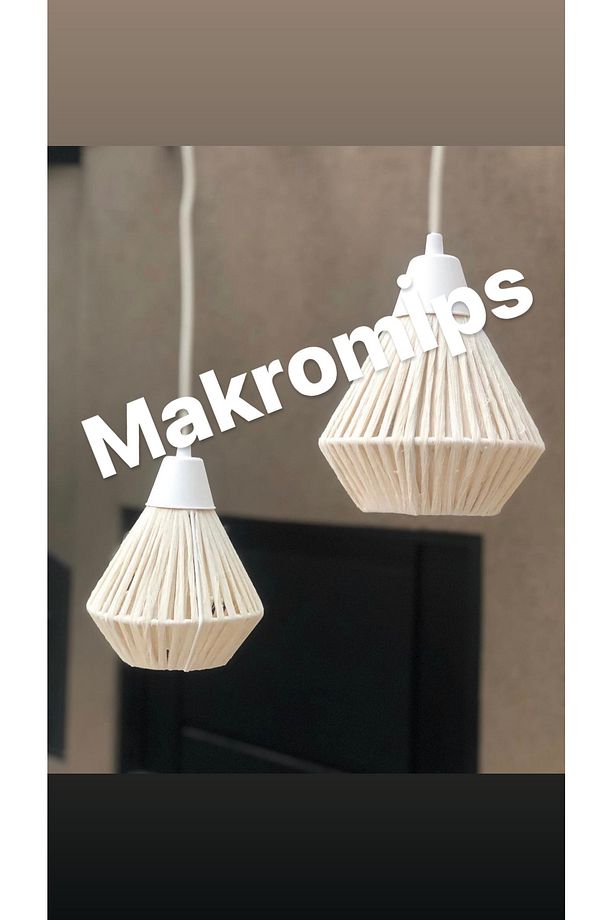 PREMIUM MAKROME ÖRGÜ İPİ 1 KİLO 3 mm) TARAMA TEK BURGULU BÜKÜMLÜ BÜKÜM HOBİ ÖRGÜ İP - 6