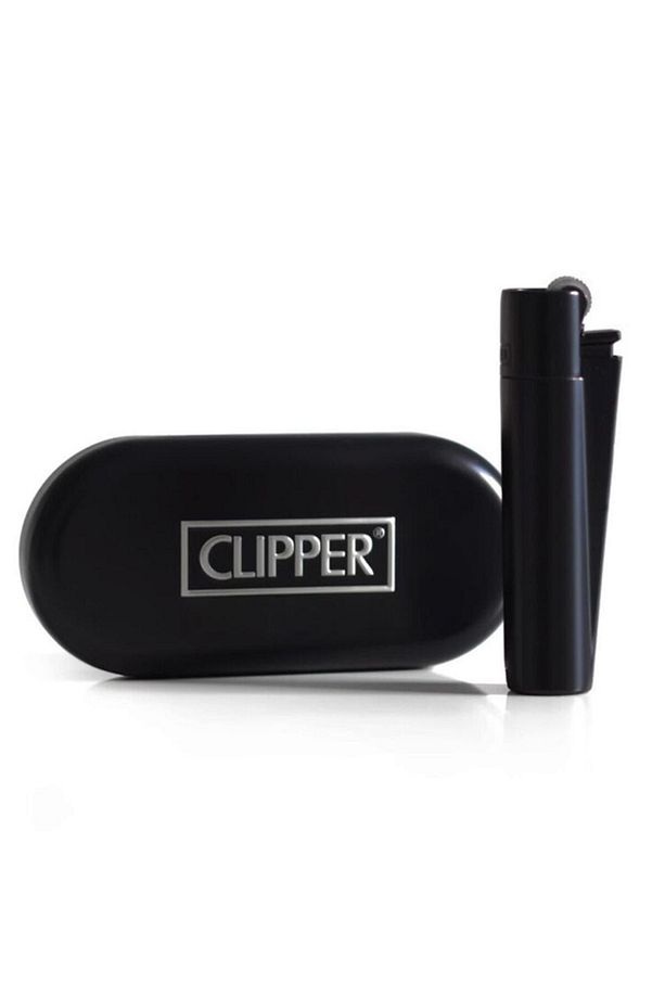 CLİPPER SİYAH DEMİRLİ KUTULU ÇAKMAK - 4