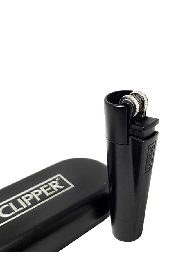 CLİPPER SİYAH DEMİRLİ KUTULU ÇAKMAK - 3