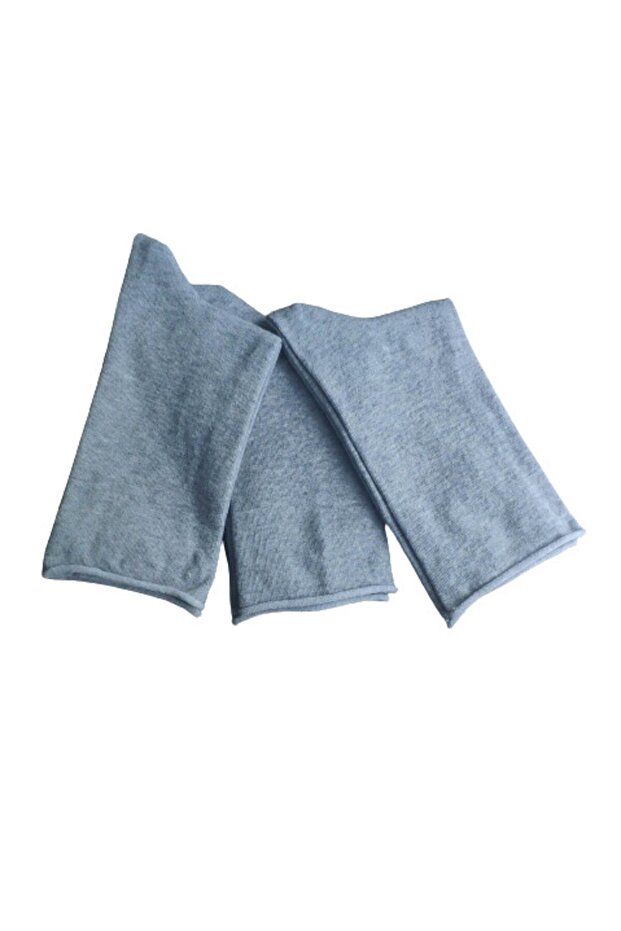 3 Pairs of Non-Rubber Socks, Seamless Toe, Cotton Premium Series
