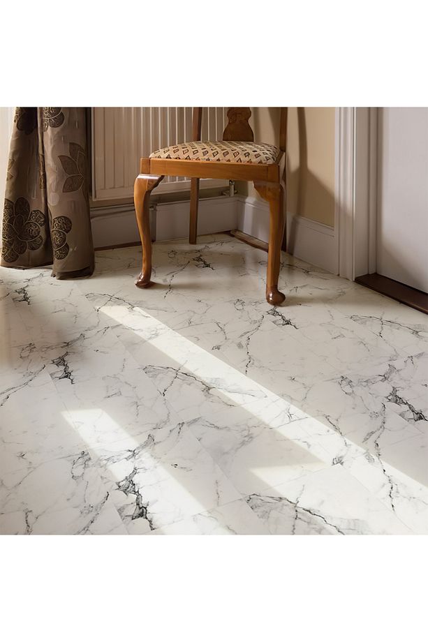 1Adet 30cm×30cm Kendinden Yapışkanlı LVT Zemin ve Duvar Kaplama Mutfak Banyo Karo Stickr - 4