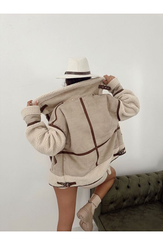 Faux Fur Plush Jacket - 4