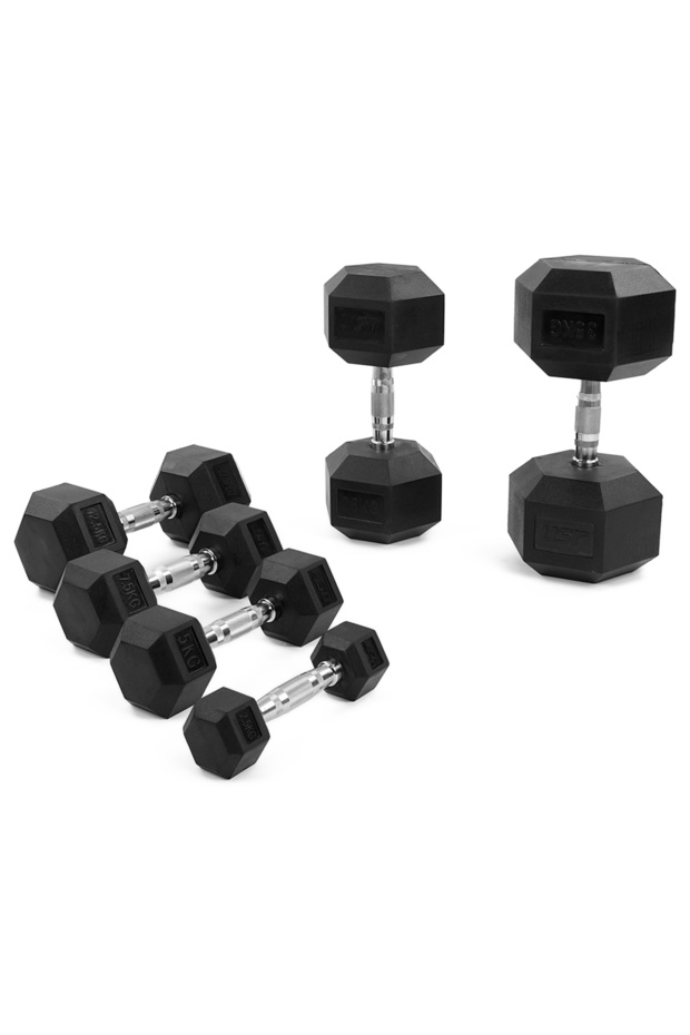 Hex1500 15 Kg Köşeli Dambıl - 6
