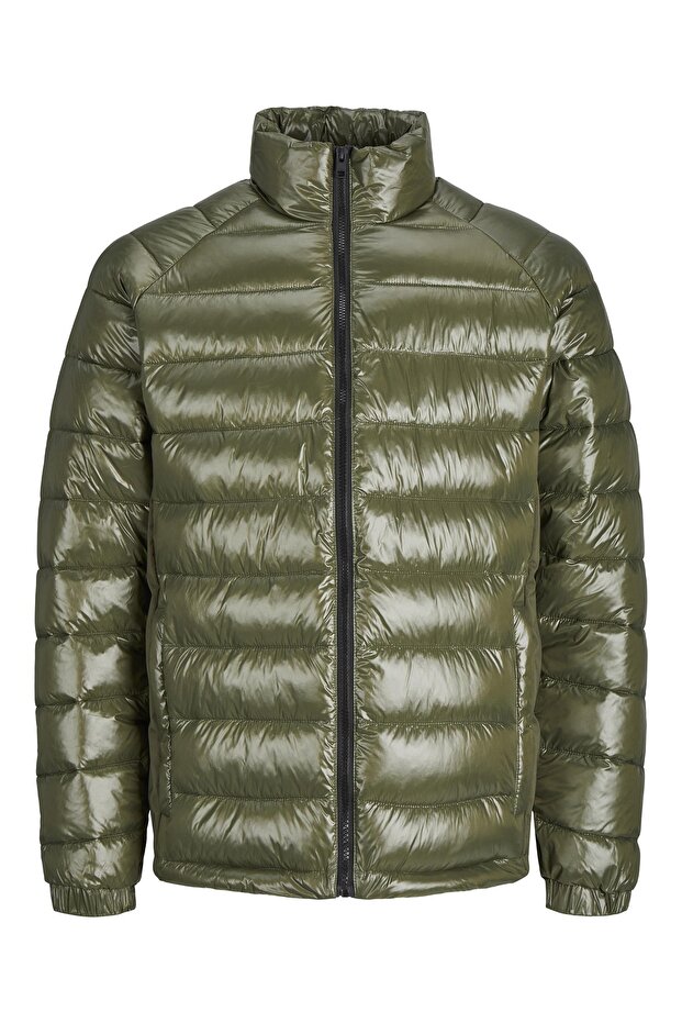 JACK JONES Men's Windproof Shiny Puffer Coat 12241629