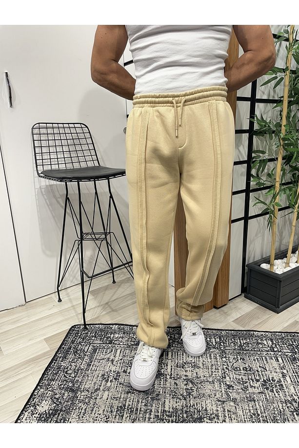 Hardal Şerit Detaylı Baggy Eşofman - 2