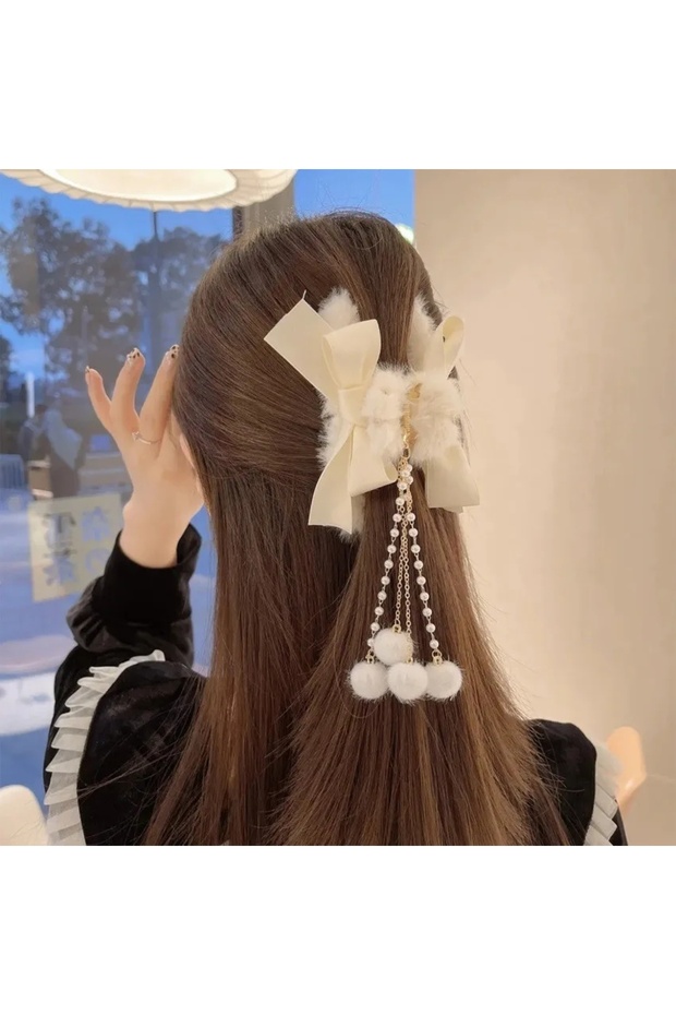 مشبك مزلاج من القطيفة متدلي مفصل - 2