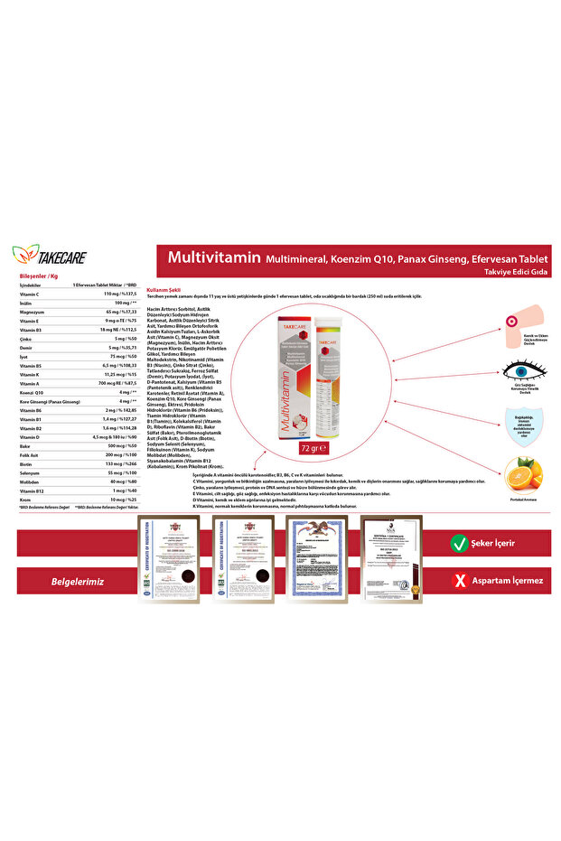 Take Care Multivitamin Efervesan Tablet - 2