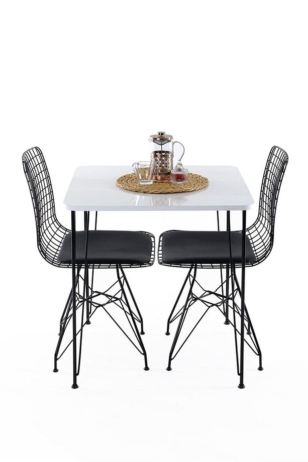 Metal Ayaklı 60x70cm (tek Masa) Mutfak Masası Balkon Masası Çalışma Masası - 1