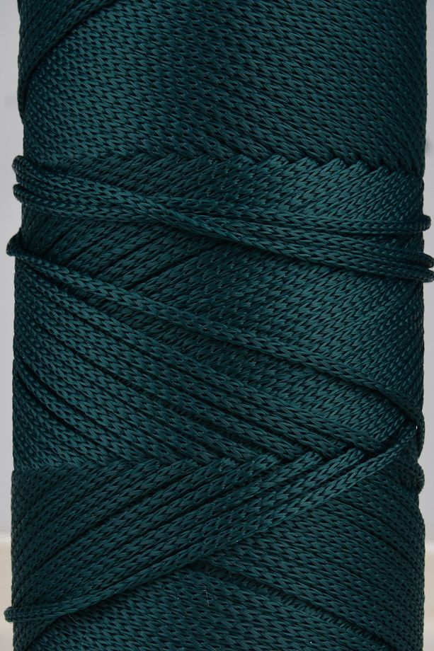 2 Mm - 200 gr Polyester Makrome Ipi Yeşil 230 M Polyester Makrome Ip Supla Ip Ve Çanta Ipliği - 3