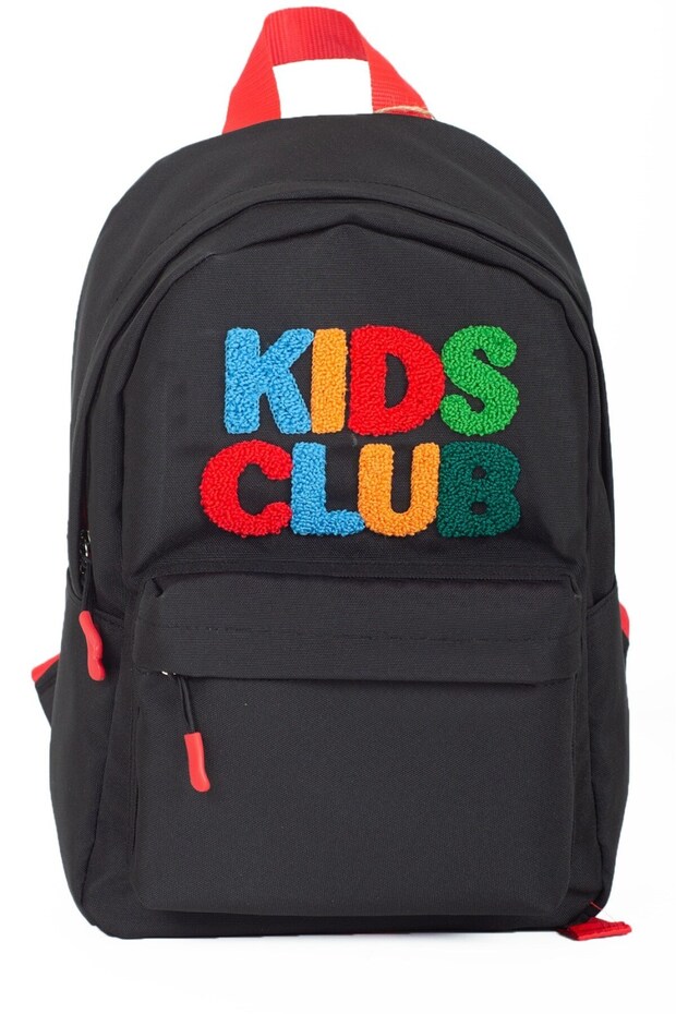 Patterned Single Compartment Kindergarten Backpack - 1