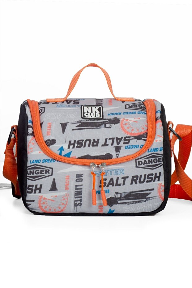 Patterned Single Compartment Lunch Box - 1